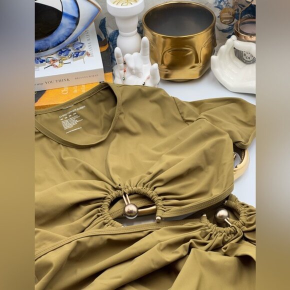 🆕 CHRISTOPHER ESBER 🧿 NWOT Orbit Embellished Crop Top & Maxi Skirt Set, Sz US4 - Picture 12 of 16